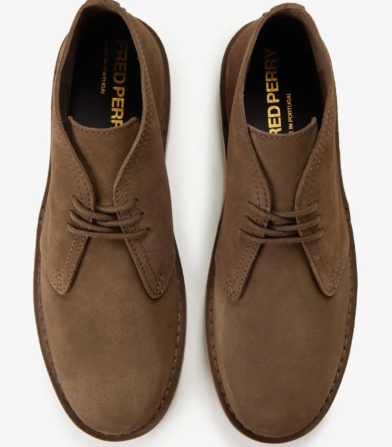 Fred Perry Hawley Suede - Burnt Tobacco-5