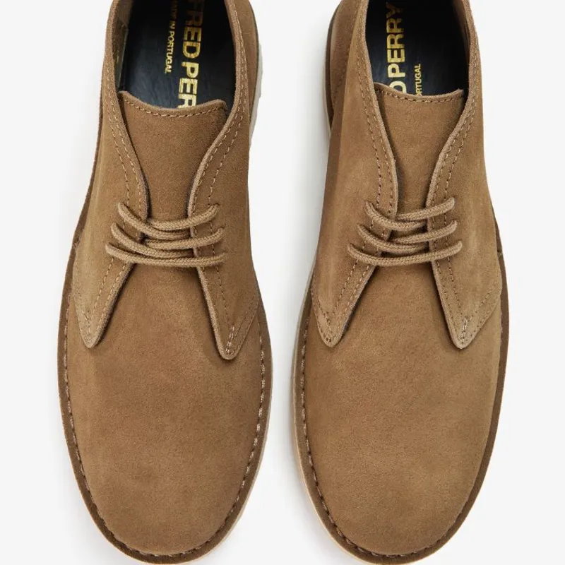 Fred Perry Hawley Suede - Marsh Brown-9