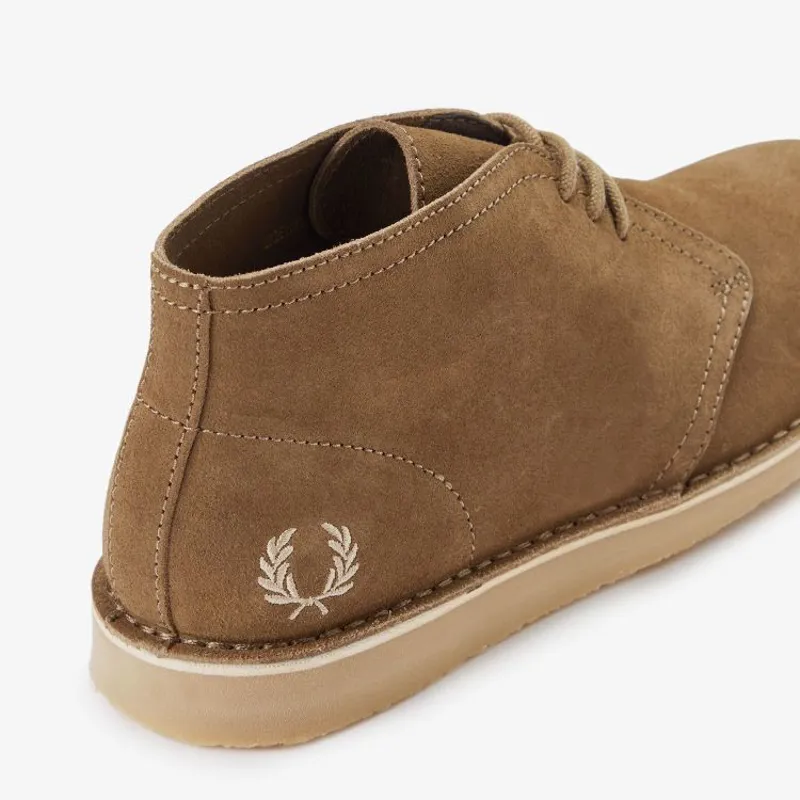 Fred Perry Hawley Suede - Marsh Brown-4