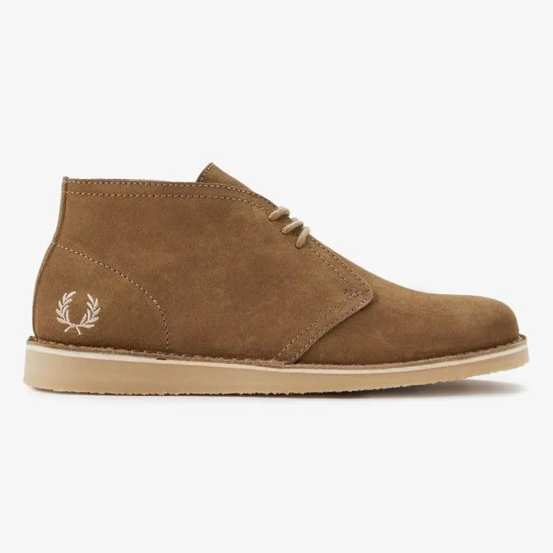 Fred Perry Hawley Suede - Marsh Brown