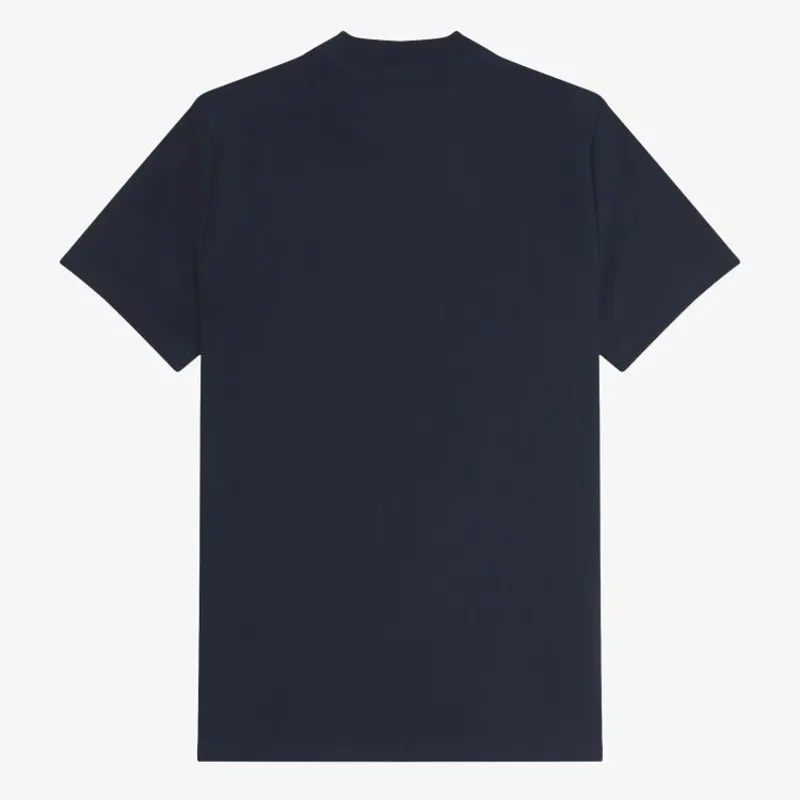 Fred Perry Ombre Stripe T-Shirt - Navy-1