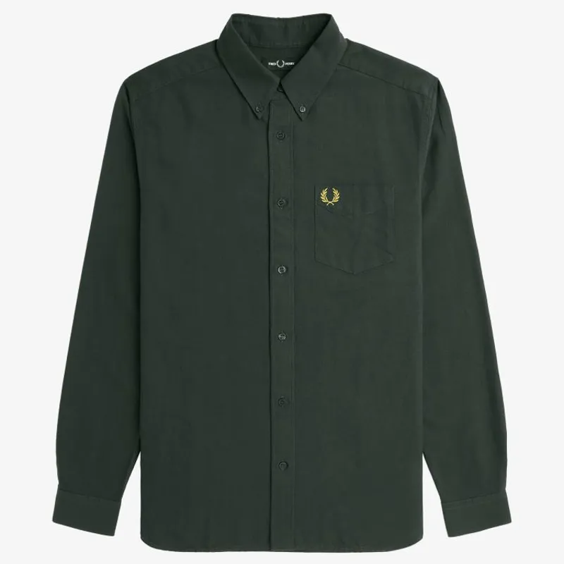 Fred Perry Oxford Shirt - Court Green