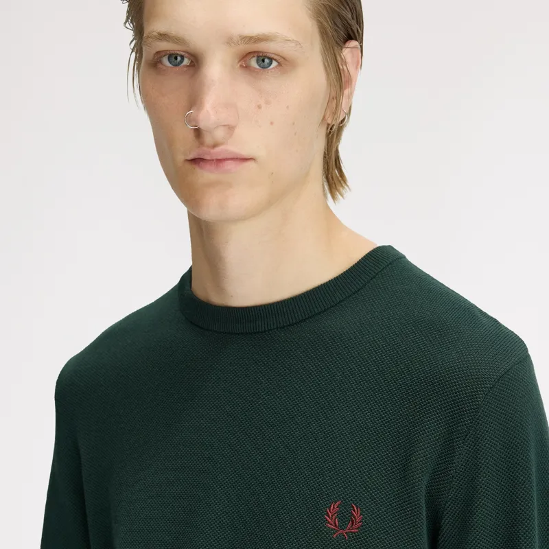 Fred Perry Pique Stitch Jumper - Grassroots-3