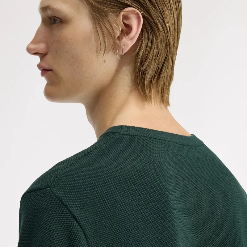 Fred Perry Pique Stitch Jumper - Grassroots-4
