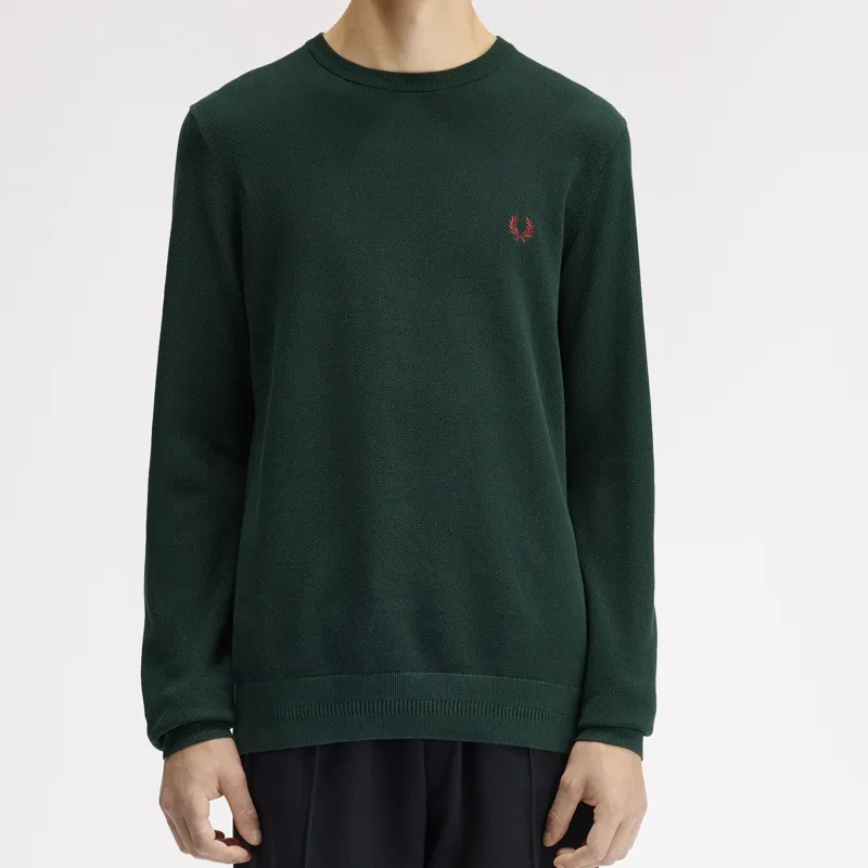 Fred Perry Pique Stitch Jumper - Grassroots-6