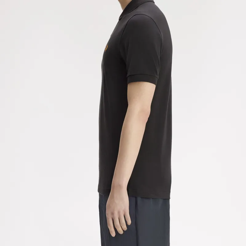 Fred Perry Plain Polo Shirt M6000 - Anchor Grey/Golden-6