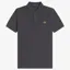 Fred Perry Plain Polo Shirt M6000 - Anchor Grey/Tennis Ball Yellow