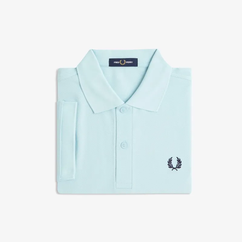 Fred Perry Plain Polo Shirt M6000 - Ball Boy Blue/Dark Airforce-2