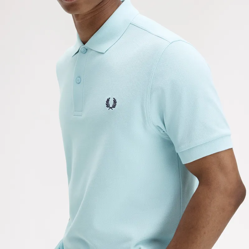 Fred Perry Plain Polo Shirt M6000 - Ball Boy Blue/Dark Airforce-4
