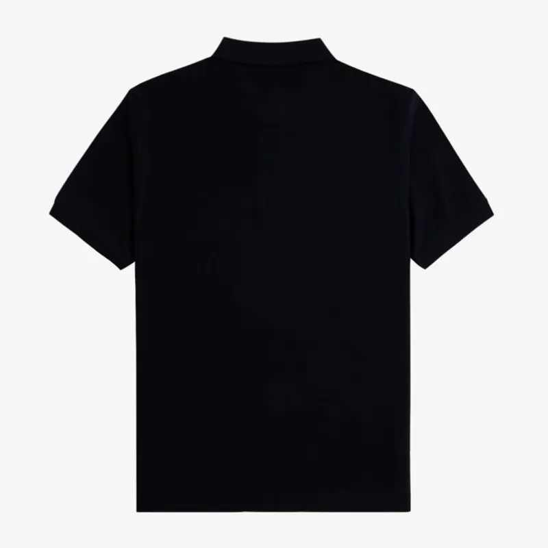 Fred Perry Plain Polo Shirt M6000 - Black-1