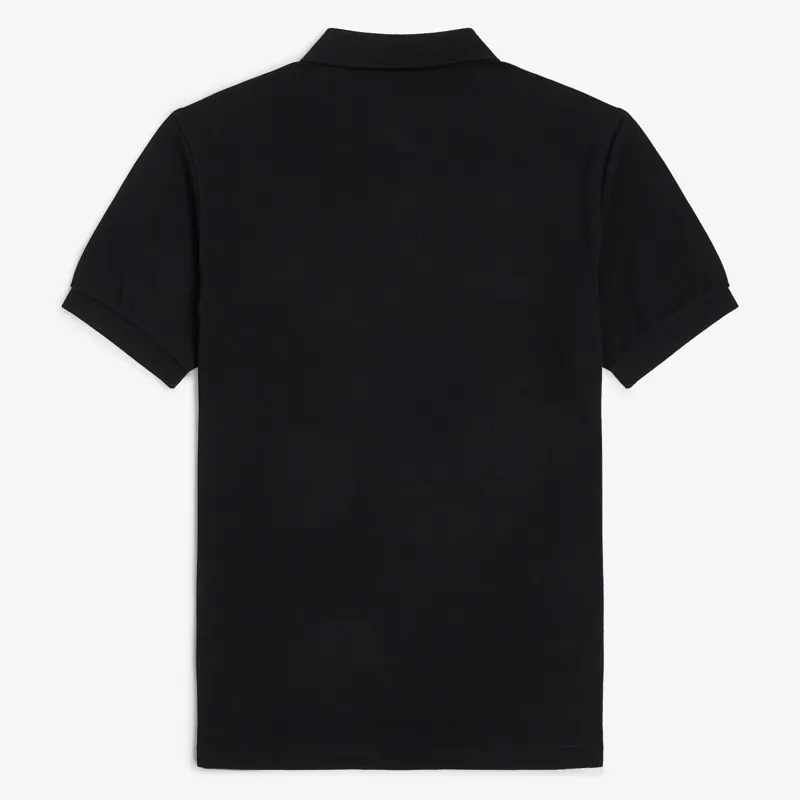 Fred Perry Plain Polo Shirt M6000 - Black/Chrome-1
