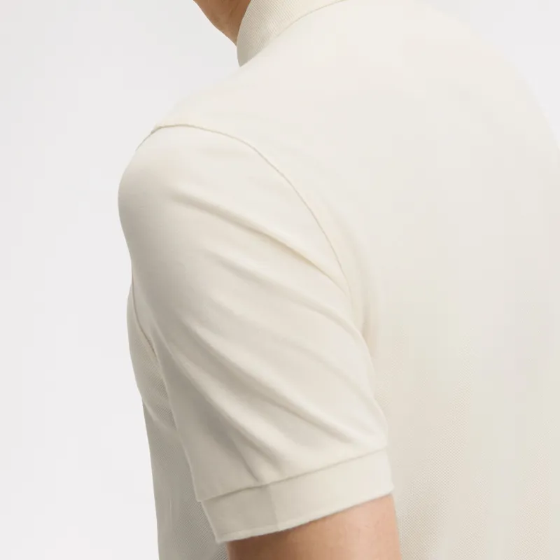 Fred Perry Plain Polo Shirt M6000 - Ecru/Night Green-6