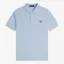 Fred Perry Plain Polo Shirt M6000 - Light Smoke/Navy