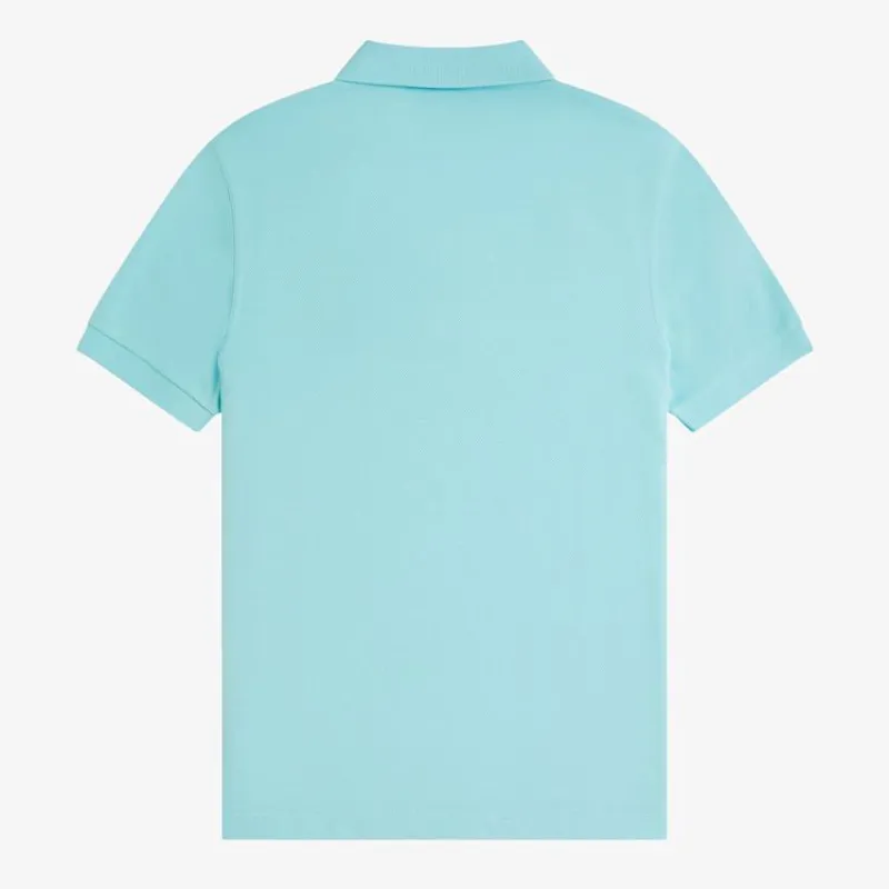 Fred Perry Plain Polo Shirt M6000 - Mint Blue/French Navy-1