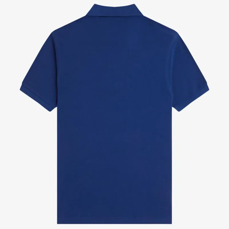 Fred Perry Plain Polo Shirt M6000 - Shaded Cobalt/Honeycomb-1
