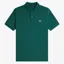 Fred Perry Plain Polo Shirt M6000 - Sport Green/Track Blue