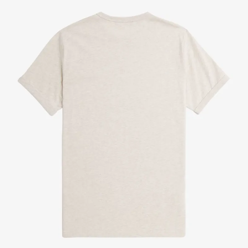 Fred Perry Ringer T-Shirt - Porridge Marl-1