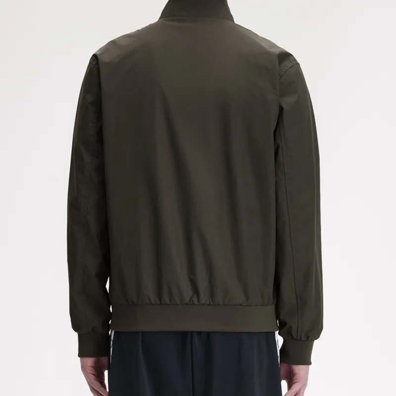 Fred Perry The Brentham Jacket - Field Green/Black-9