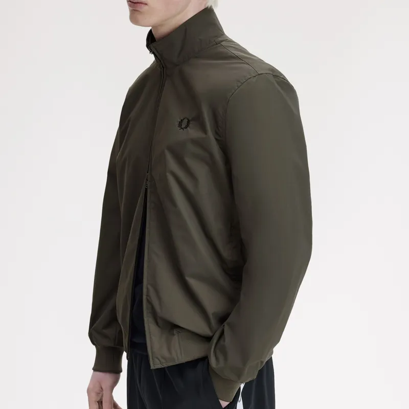 Fred Perry The Brentham Jacket - Field Green/Black-2