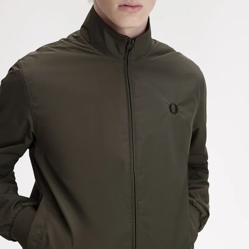 Fred Perry The Brentham Jacket - Field Green/Black-3