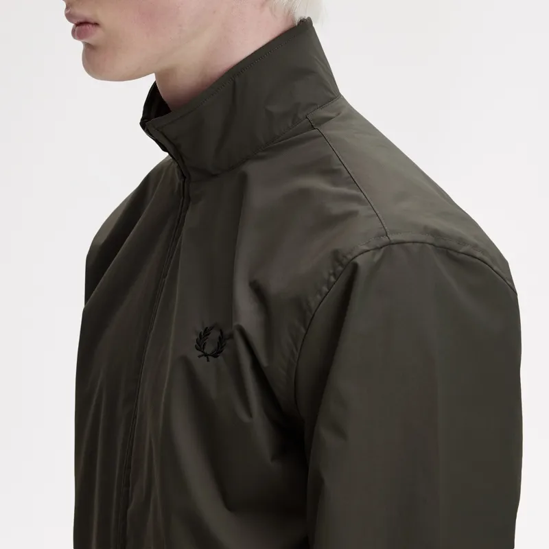 Fred Perry The Brentham Jacket - Field Green/Black-5