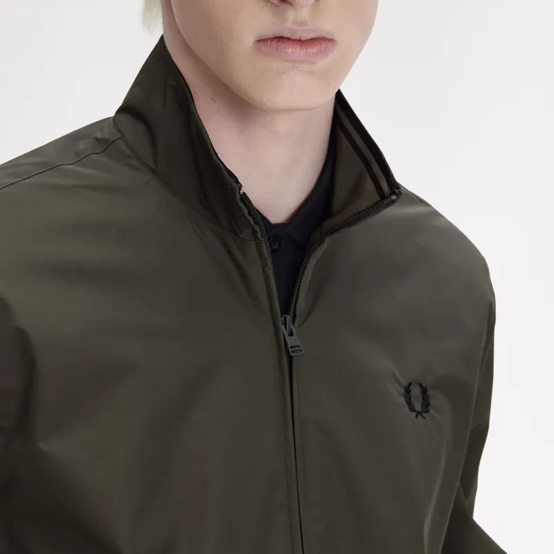 Fred Perry The Brentham Jacket - Field Green/Black-6