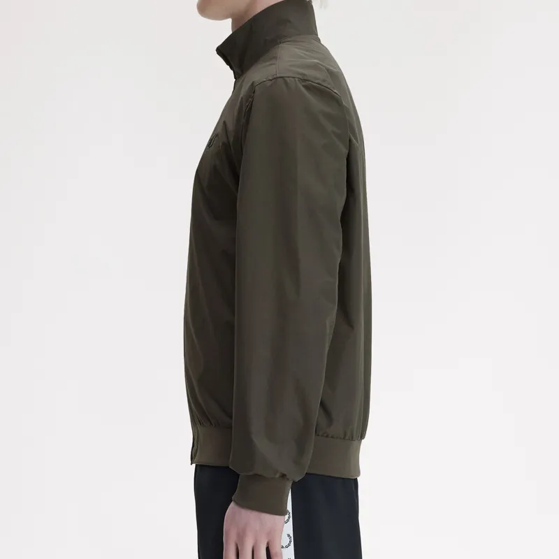 Fred Perry The Brentham Jacket - Field Green/Black-8