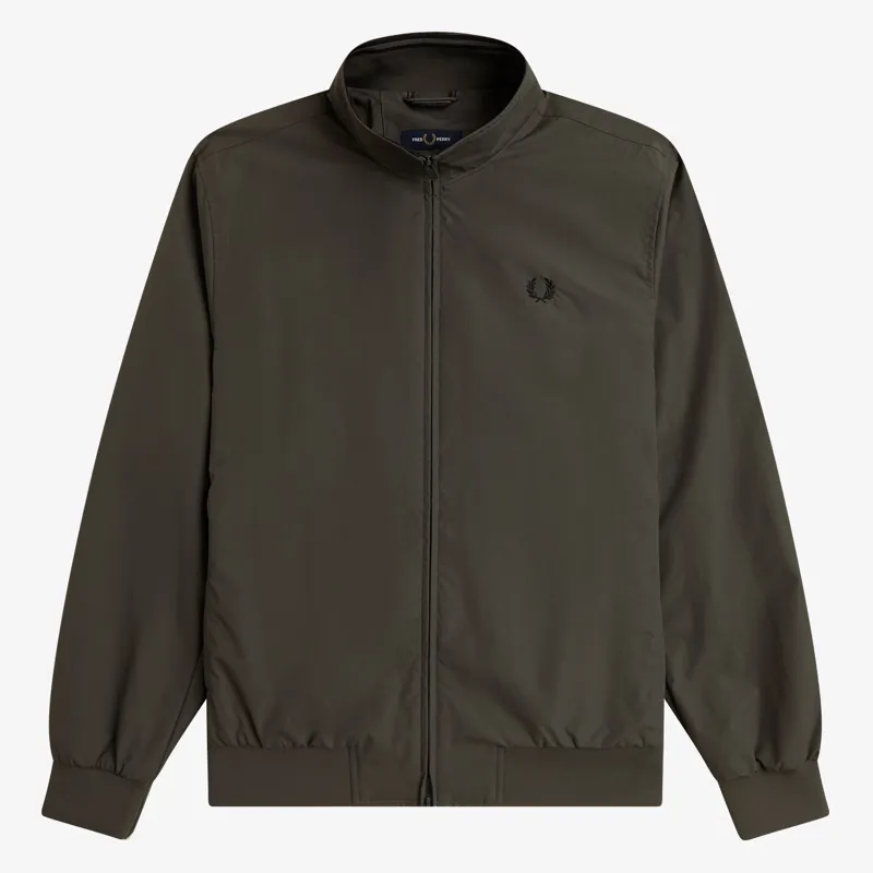 Fred Perry The Brentham Jacket - Field Green/Black