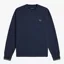 Fred Perry Tipped Crewneck Sweatshirt - Dark Airforce