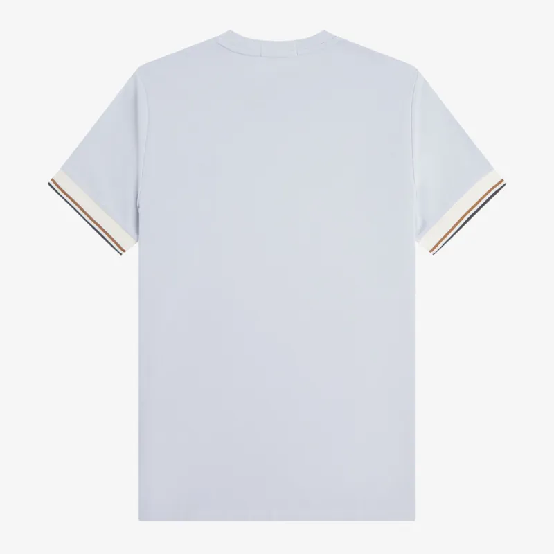 Fred Perry Twin Tipped Cuff T-Shirt - Dusky Blue-1