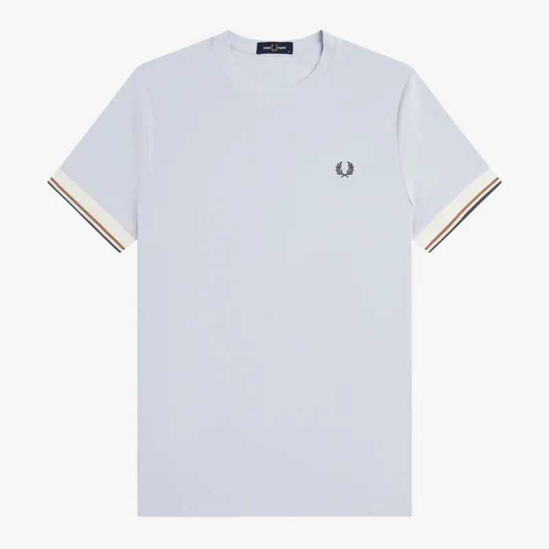 Fred Perry Twin Tipped Cuff T-Shirt - Dusky Blue