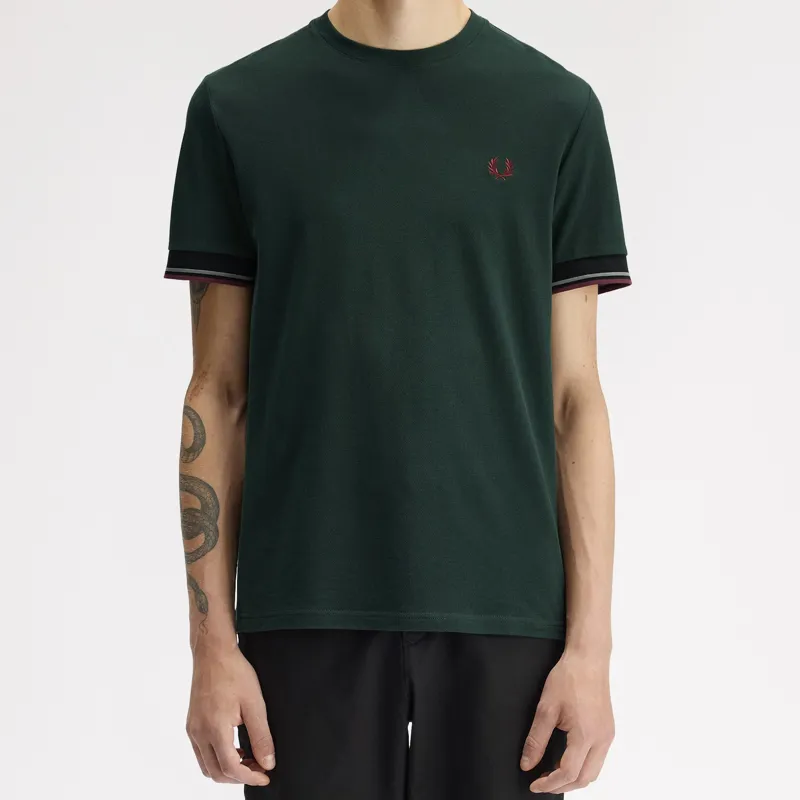 Fred Perry Twin Tipped Cuff T-Shirt - Grassroots-3