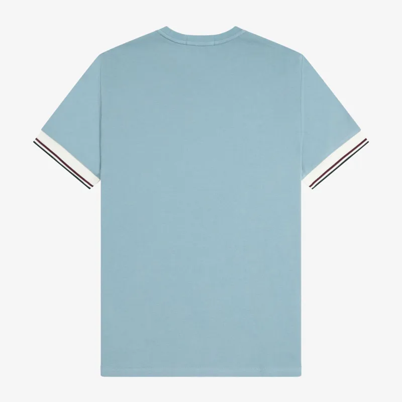 Fred Perry Twin Tipped Cuff T-Shirt - Stockport Blue-1