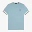 Fred Perry Twin Tipped Cuff T-Shirt - Stockport Blue