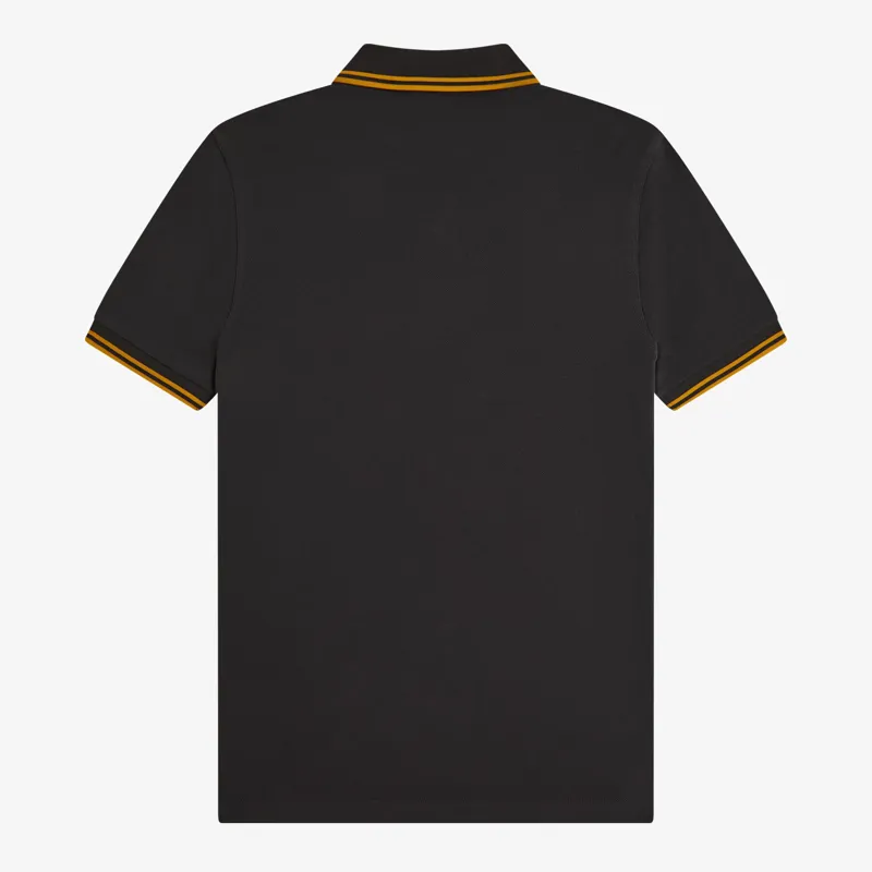 Fred Perry Twin Tipped Polo Shirt M3600 - Anchor Grey/Golden-1