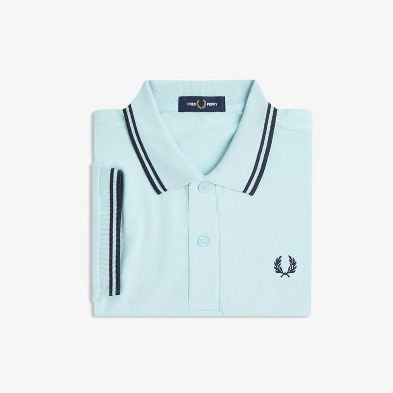 Fred Perry Twin Tipped Polo Shirt M3600 - Ball Boy Blue/Dark Airforce-2