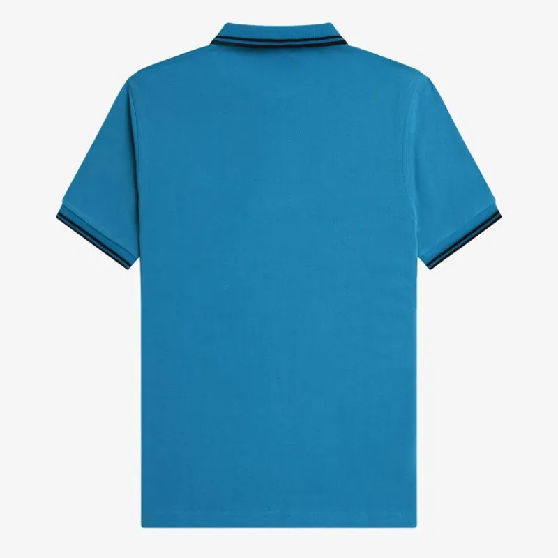 Fred Perry Twin Tipped Polo Shirt M3600 - Ocean/Navy-1