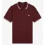 Fred Perry Twin Tipped Polo Shirt M3600 - Oxblood