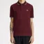 Fred Perry Twin Tipped Polo Shirt M3600 - Oxblood/Stockport Blue