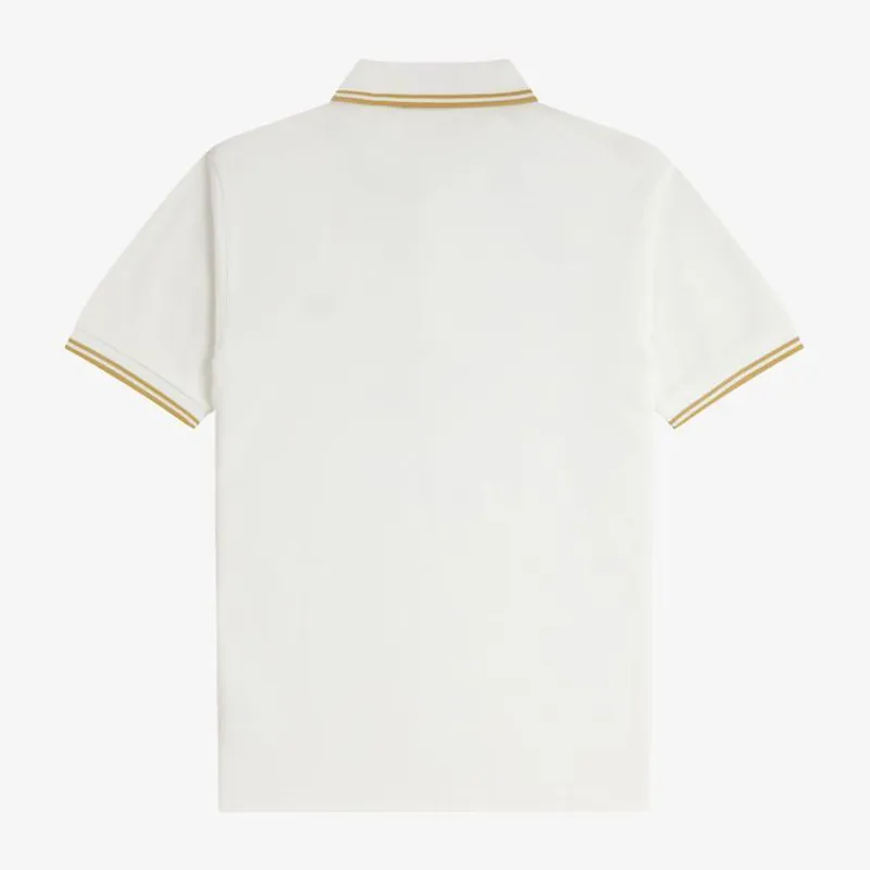 Fred Perry Twin Tipped Polo Shirt M3600 - Snow White/Honeycomb-1