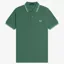 Fred Perry Twin Tipped Polo Shirt M3600 - Sport Green/Track Blue