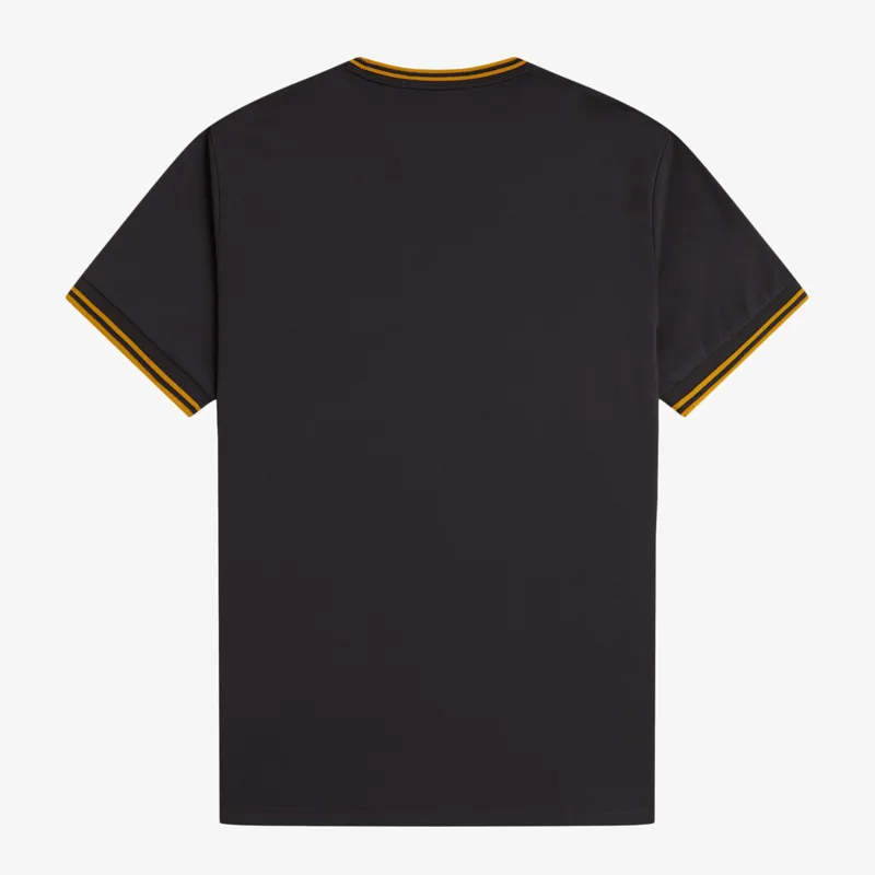 Fred Perry Twin Tipped T-Shirt - Anchor Grey/Golden-1