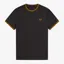 Fred Perry Twin Tipped T-Shirt - Anchor Grey/Golden