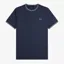 Fred Perry Twin Tipped T-Shirt - Dark Airforce/Light Ice/Bayleaf
