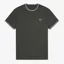 Fred Perry Twin Tipped T-Shirt M1588V - Field Green/Oatmeal