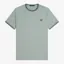 Fred Perry Twin Tipped T-Shirt - Silver Blue/Dark Airforce/Dark Airforce
