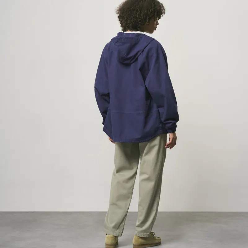 Gramicci Herringbone Hooded Jacket - Navy-2