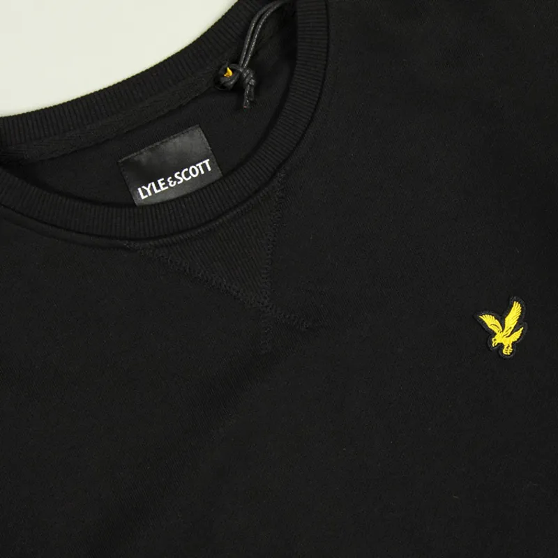 Lyle and Scott Crew Neck Sweatshirt - Jet Black-1