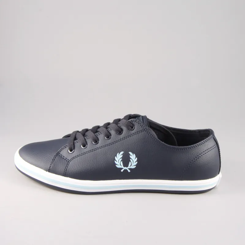 Fred Perry Kingston Leather - Navy-2