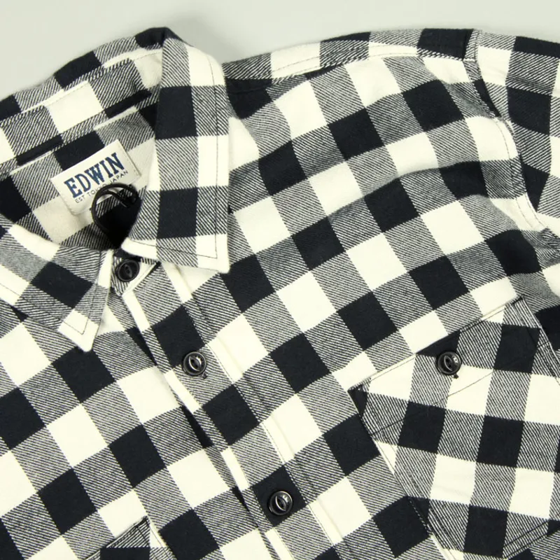 Edwin Labour Shirt - Off White-1